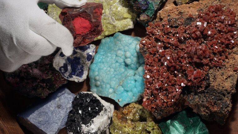 Farbenvielfalt der Minerale